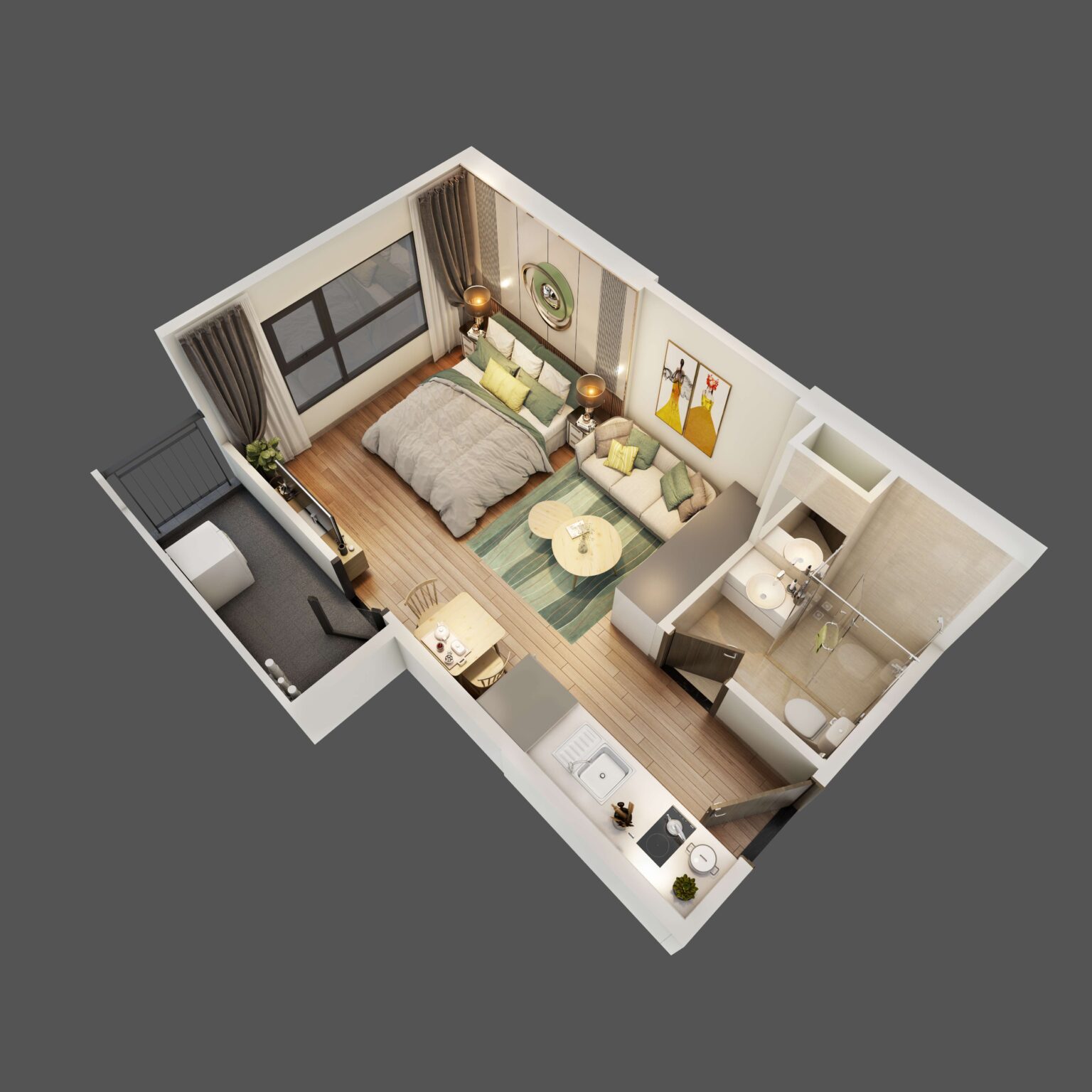 mat-bang-can-ho-studio-phong-ngu-the-miami-vinhomes-smart-city-1